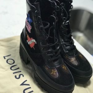 Louis Vuitton Patchwork Boots